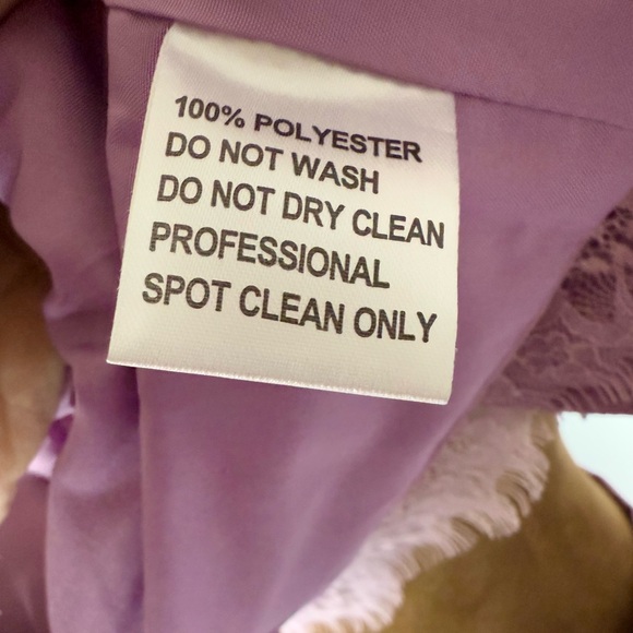 JJ’s House A-Line Chiffon Scoop Neck Lace 2 Piece Dress - Picture 11 of 14